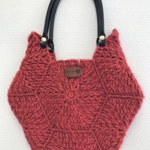 Sac jute rouge