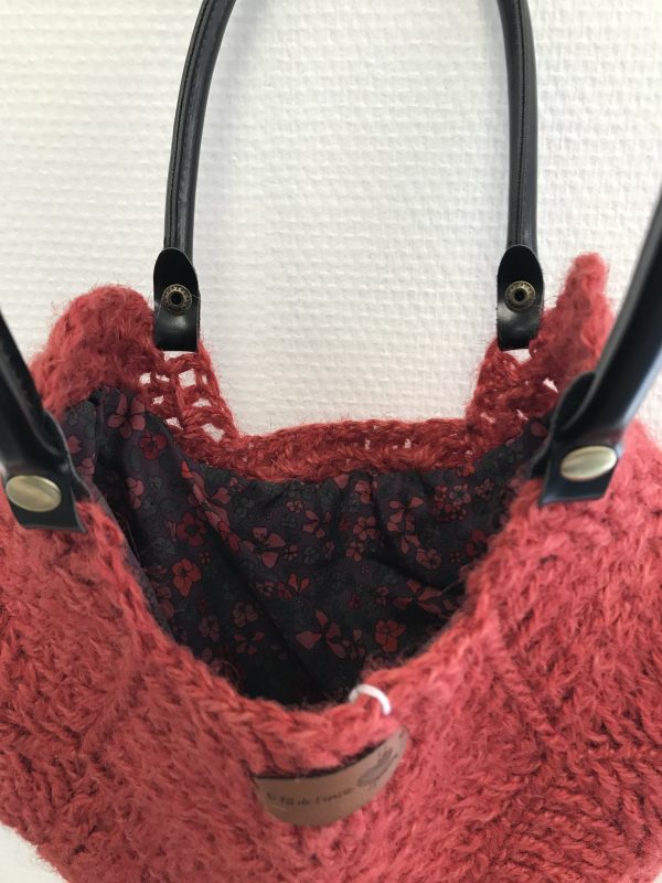 Sac jute rouge – Image 2