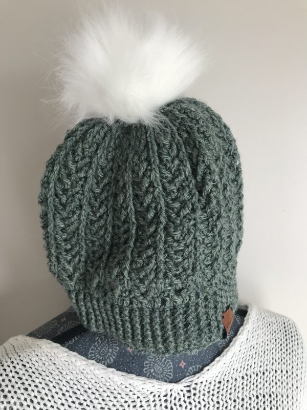 Bonnet "zig zag" vert – Image 2