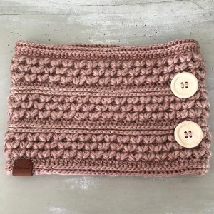 Snood "Poof " rose