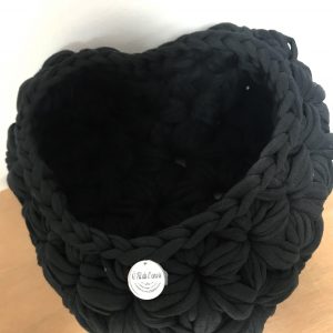 Corbeille cœur fleurie