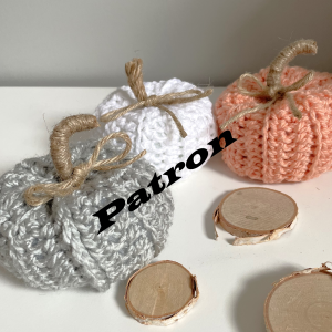 patron citrouille de décoration