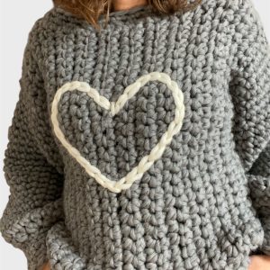 Pull "Ava" gris