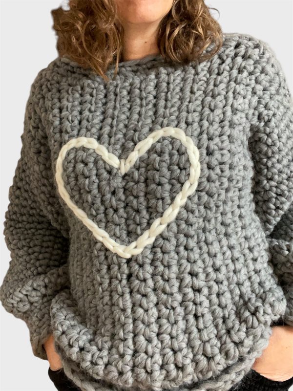 Pull "Ava" gris