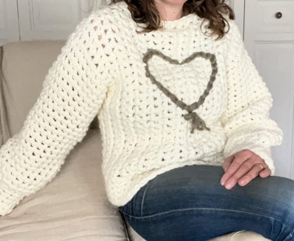 pull "Ava" Écru