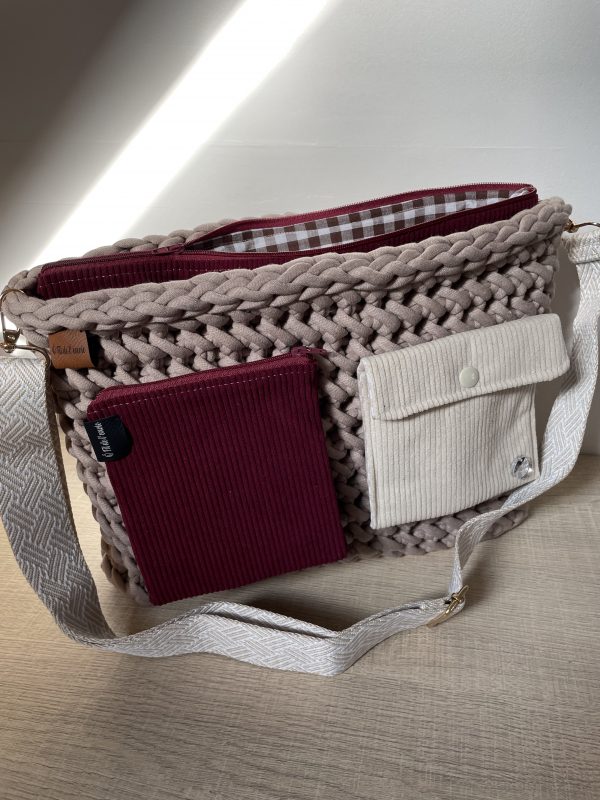 Sac à main Chléo camel foncé – Image 6