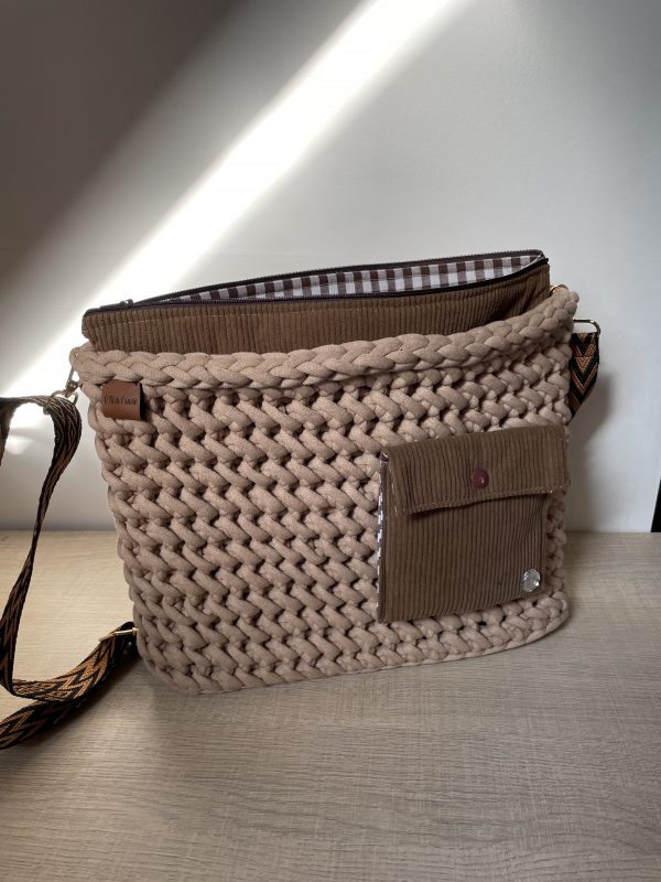 Sac à main Chléo camel clair – Image 3