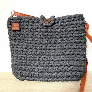 Sacoche Chléo gris anthracite