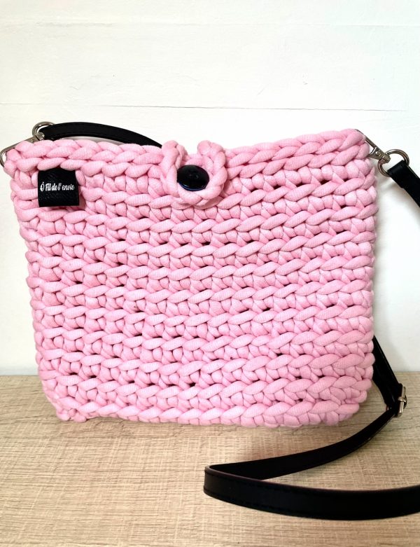 Sacoche Chléo rose