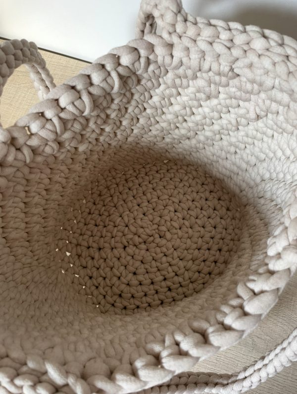 Sac cabas Chléo beige – Image 2