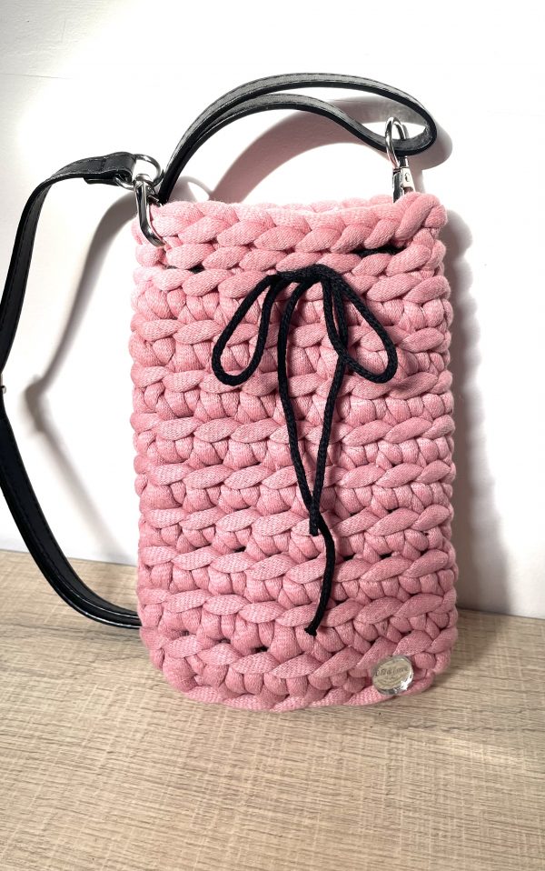 Pochette de téléphone Chléo rose – Image 2
