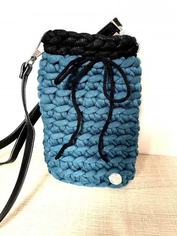 Pochette de téléphone Chléo Bleu canard – Image 2