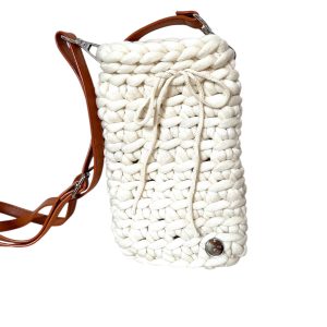 Pochette de téléphone Chléo beige clair