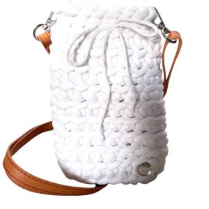 Pochette de téléphone Chléo blanche