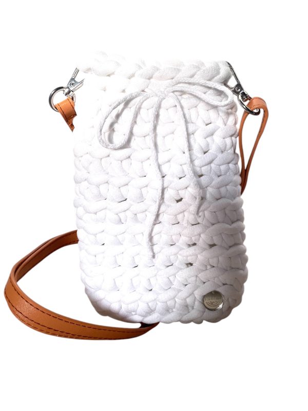 Pochette de téléphone Chléo blanche