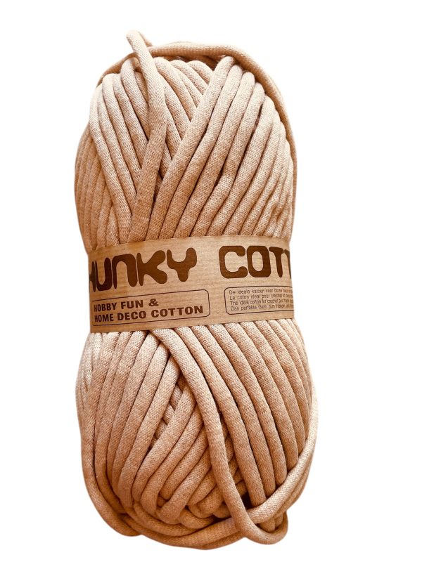 Fil CHUNKY COTTON Camel clair 792