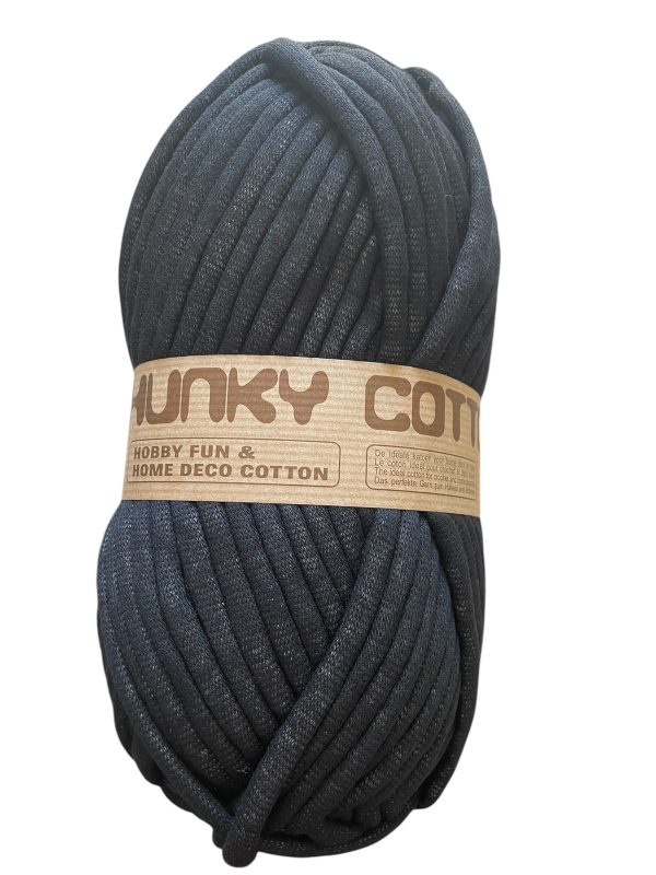 Fil CHUNKY COTTON Noir 001